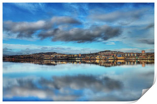 Dundee Reflections Print by Andrew Beveridge