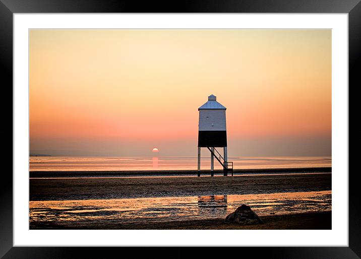 Lighthouse at Burnham on Sea Framed Mounted Print by Catherine Joll