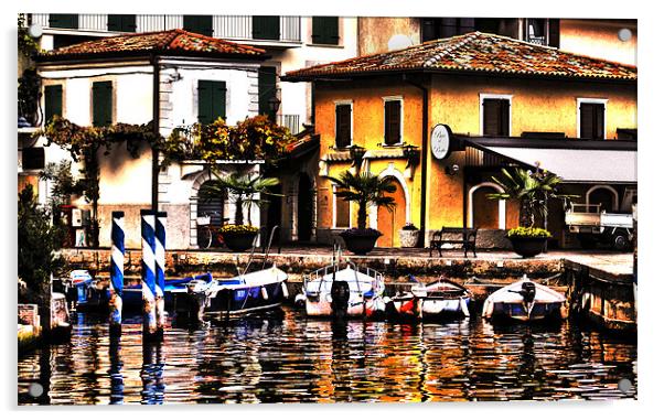 Riva Del Garda Acrylic by Matthew Laming