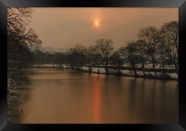 River Wharfe, Otley,Yorkshire. Framed Print by Michael Holliday
