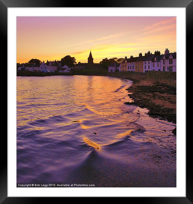 Houses by the Sea Framed Mounted Print by Bob Legg