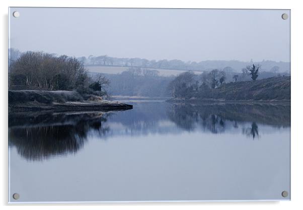 Carew Mill Pond Acrylic by Simon West