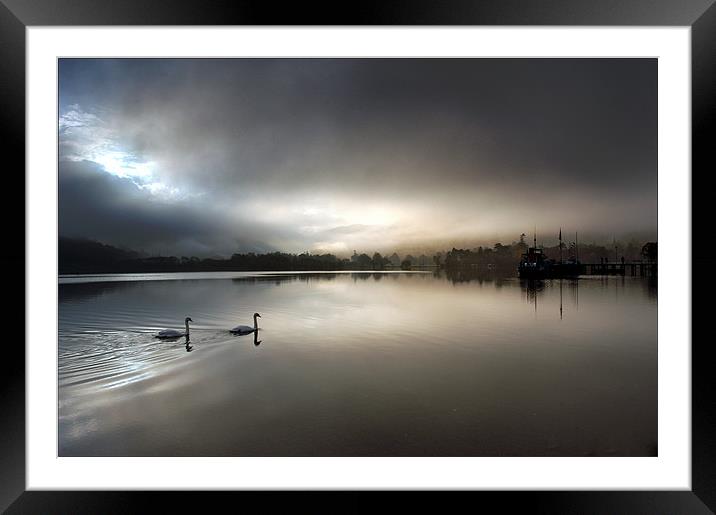 Glenridding Dawn Framed Mounted Print by Dave Hudspeth Landscape Photography