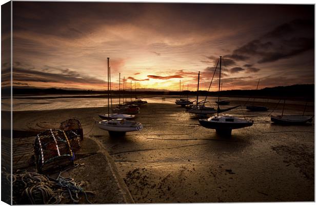 Beadnall Harbour Canvas Print by Dave Hudspeth Landscape Photography