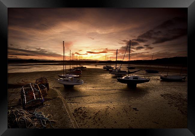 Beadnall Harbour Framed Print by Dave Hudspeth Landscape Photography