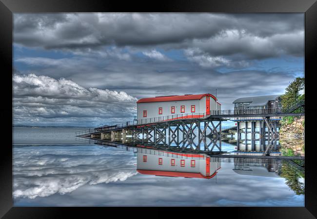 Reflections of Tenby 3 Framed Print by Steve Purnell