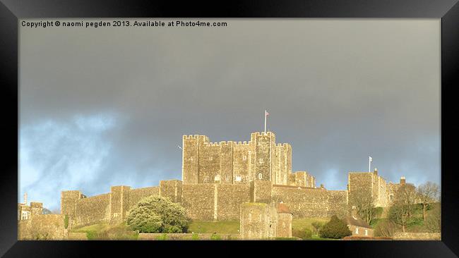 Castle of Storms Framed Print by N C Photography