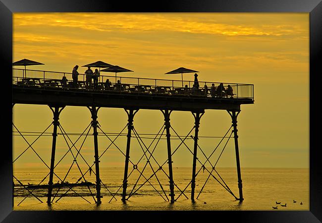 Sunset Aberystwyth Framed Print by Tracey Selby