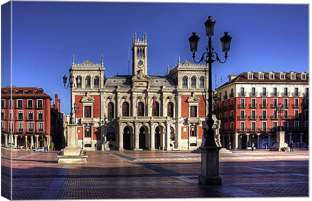 Valladolid Town Hall Canvas Print by Tom Gomez