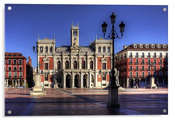 Valladolid Town Hall Acrylic by Tom Gomez