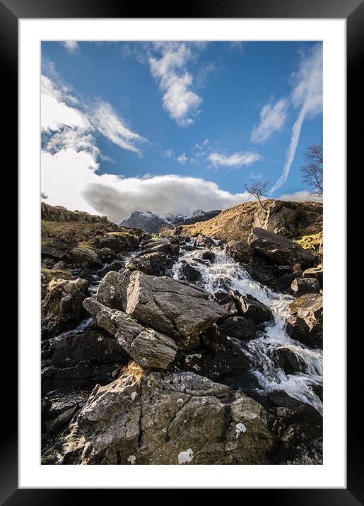 Mountain Water Framed Mounted Print by Phil Tinkler