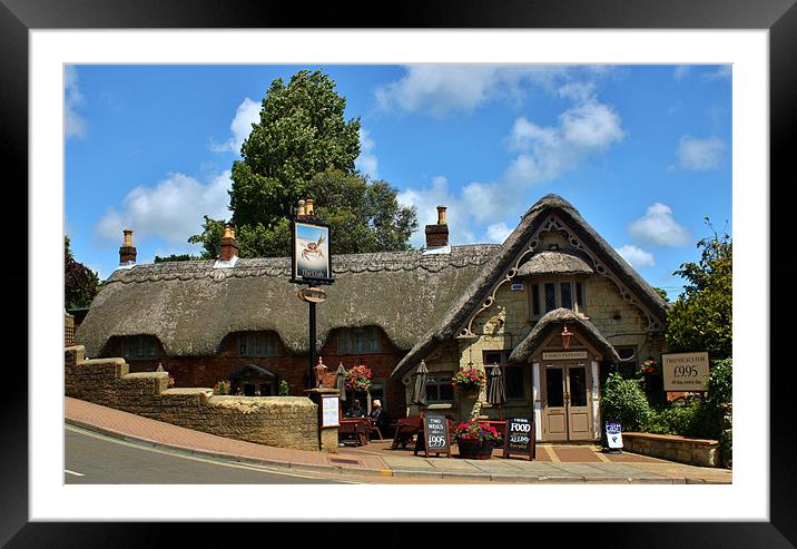 The Crab Inn, Shanklin Framed Mounted Print by Mark Lee