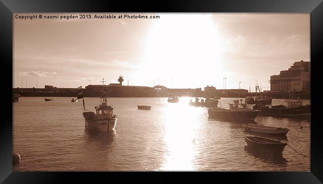 Folkestone Harbour Framed Print by N C Photography