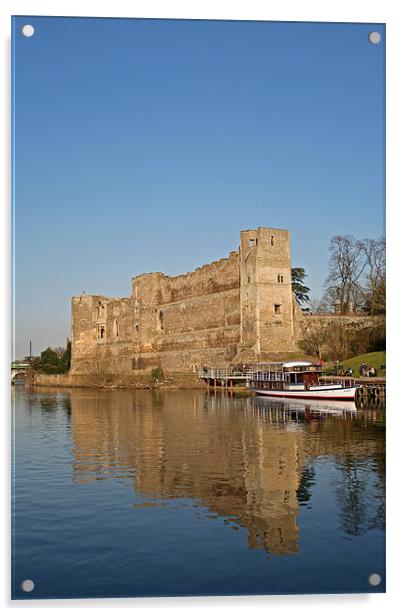 Newark Castle Acrylic by Rachel & Martin Pics