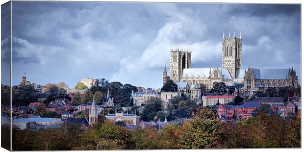 Lincoln Cathedral Canvas Print by Jon Fixter
