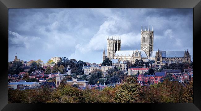 Lincoln Cathedral Framed Print by Jon Fixter