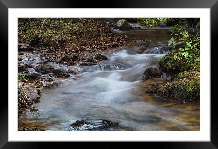 Flowing Waters Framed Mounted Print by Simon West