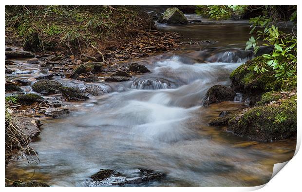 Flowing Waters Print by Simon West