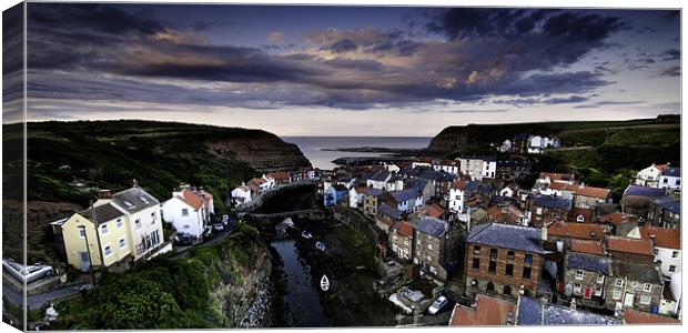 Staithes Canvas Print by Dave Hudspeth Landscape Photography