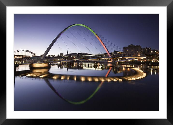 Rainbow Bridge Framed Mounted Print by Dave Hudspeth Landscape Photography