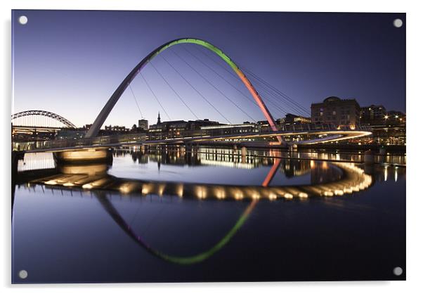 Rainbow Bridge Acrylic by Dave Hudspeth Landscape Photography