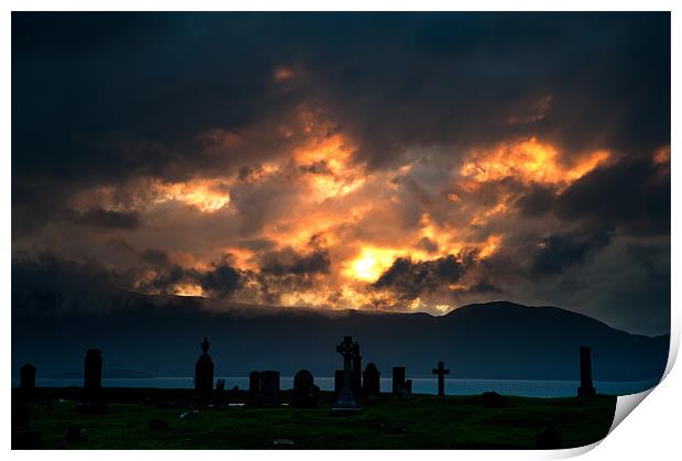 Broadford Sunset Print by Dave Hudspeth Landscape Photography