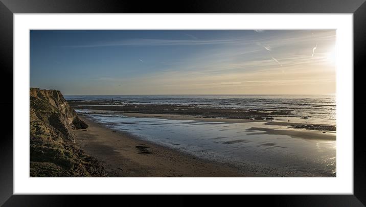 Low tide shoreline Framed Mounted Print by Ian Johnston  LRPS
