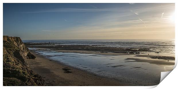 Low tide shoreline Print by Ian Johnston  LRPS