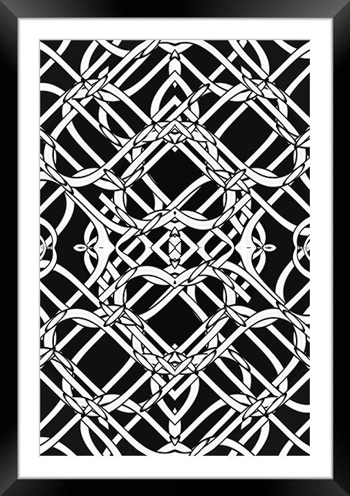 Celtic Art Framed Mounted Print by iphone Heaven
