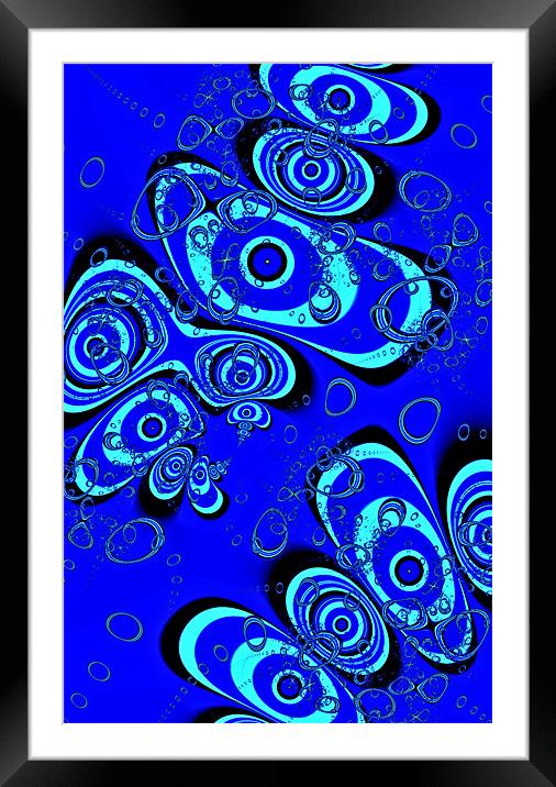 Drips and Ripples Framed Mounted Print by iphone Heaven