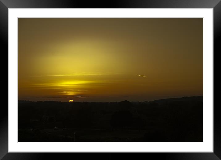 The Sunset Club Framed Mounted Print by Steve Purnell