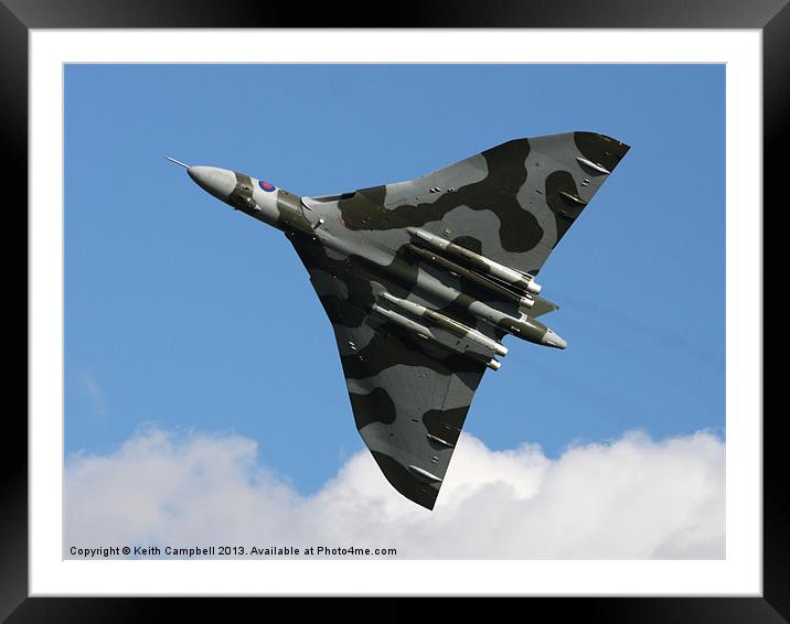 Vulcan Breakaway Framed Mounted Print by Keith Campbell