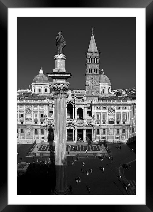 Basilica di Santa Maria Maggiore Framed Mounted Print by Darren Burroughs