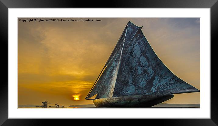 Classic Yacht -Fife Yacht Lady Anne (2) Framed Mounted Print by Tylie Duff Photo Art