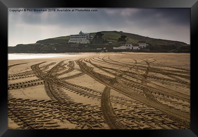 Tracks of my Tyres Framed Print by Phil Wareham