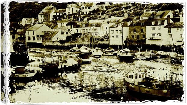 Cornish Harbour Canvas Print by paolo d sharp