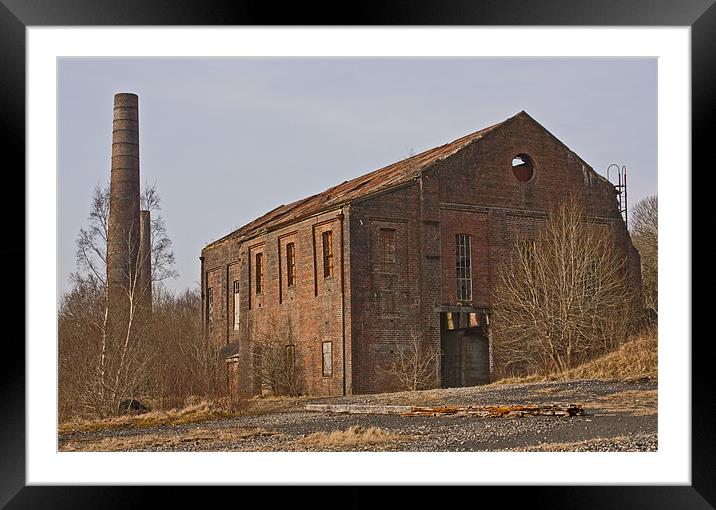 when building was art Framed Mounted Print by jane dickie