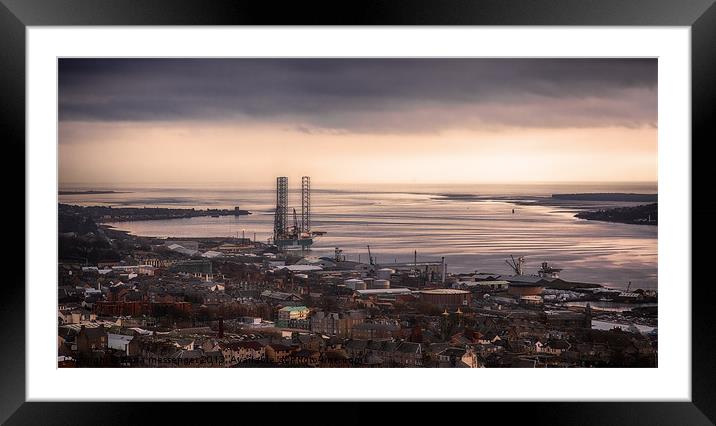 The Tay Estuary Framed Mounted Print by Fiona Messenger