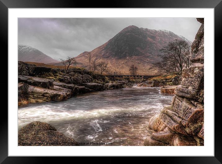 Bridge over the River Etive Framed Mounted Print by Fiona Messenger