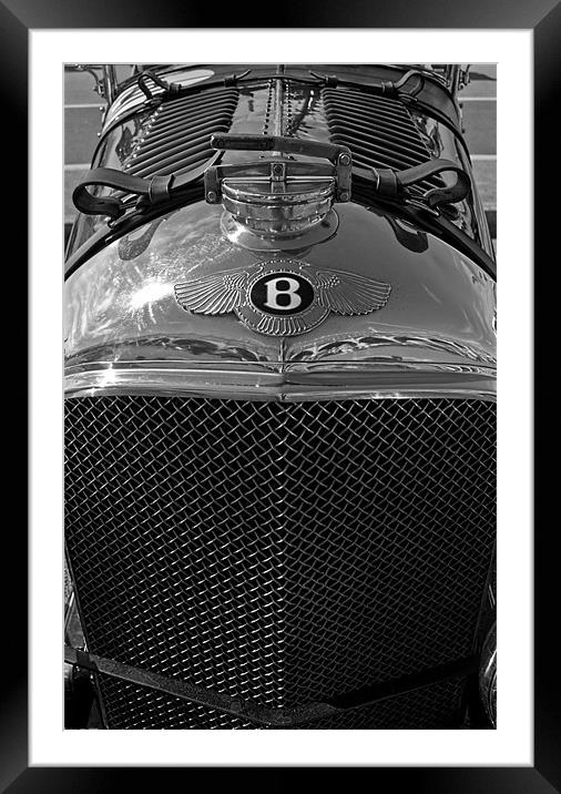 1928 Bentley Framed Mounted Print by iphone Heaven