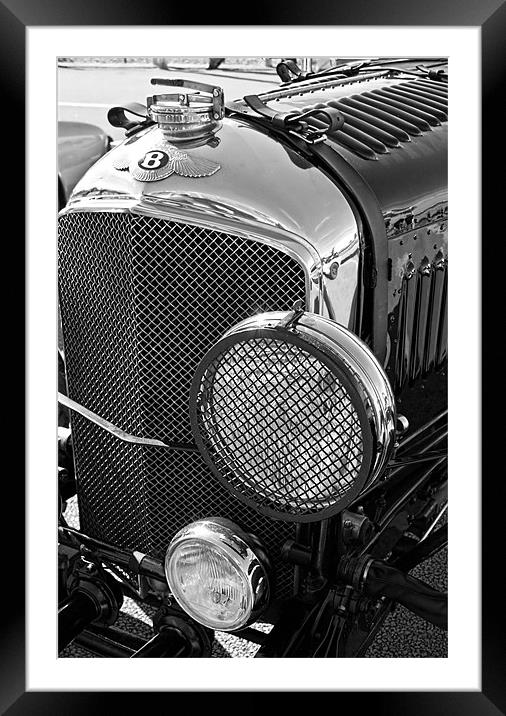1928 Bentley Framed Mounted Print by iphone Heaven