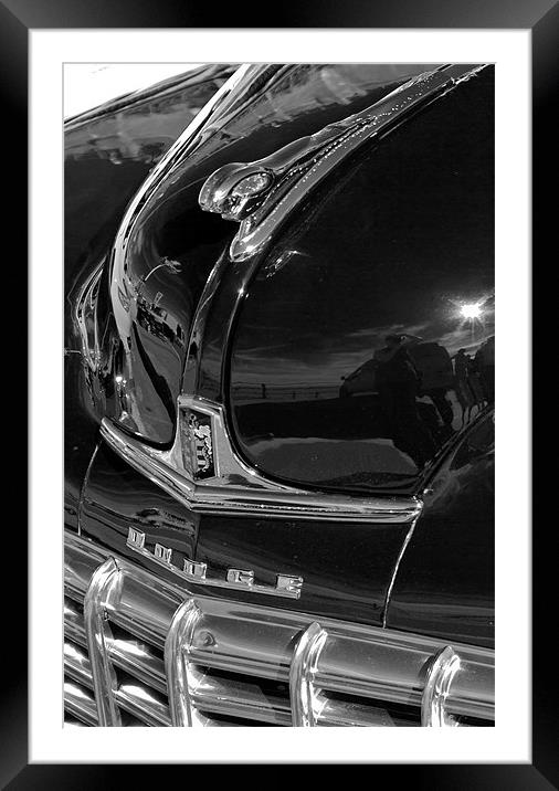 1947 Dodge D24 Framed Mounted Print by iphone Heaven