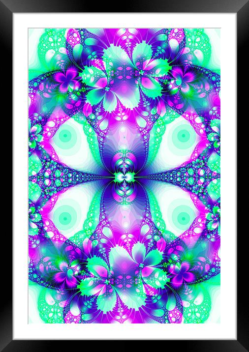 Mint Medley Framed Mounted Print by iphone Heaven