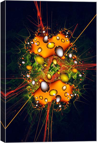 Galaxy Explosion Canvas Print by iphone Heaven