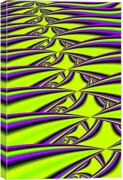 Lime and Purple Canvas Print by iphone Heaven