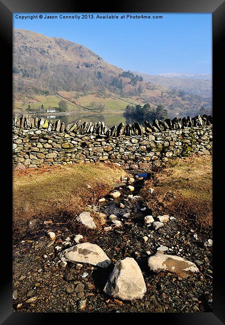Rydalwater Stones Framed Print by Jason Connolly