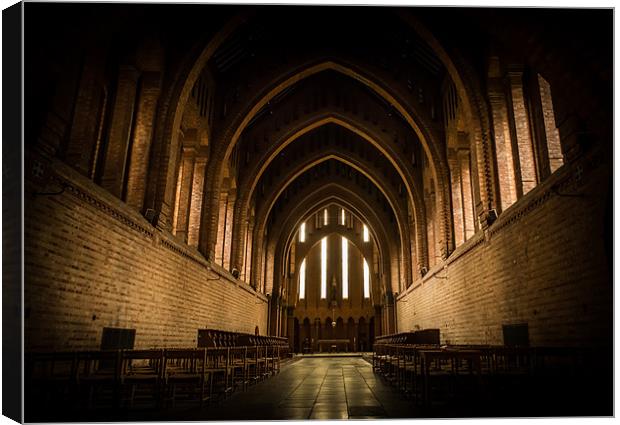 An Abbey View Canvas Print by Ian Johnston  LRPS