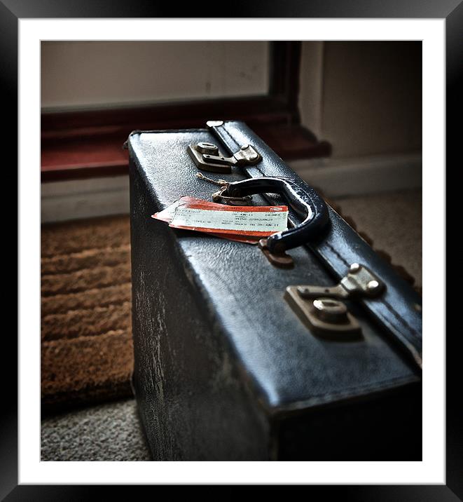 Another suitcase in another hall..... Framed Mounted Print by Ian Johnston  LRPS