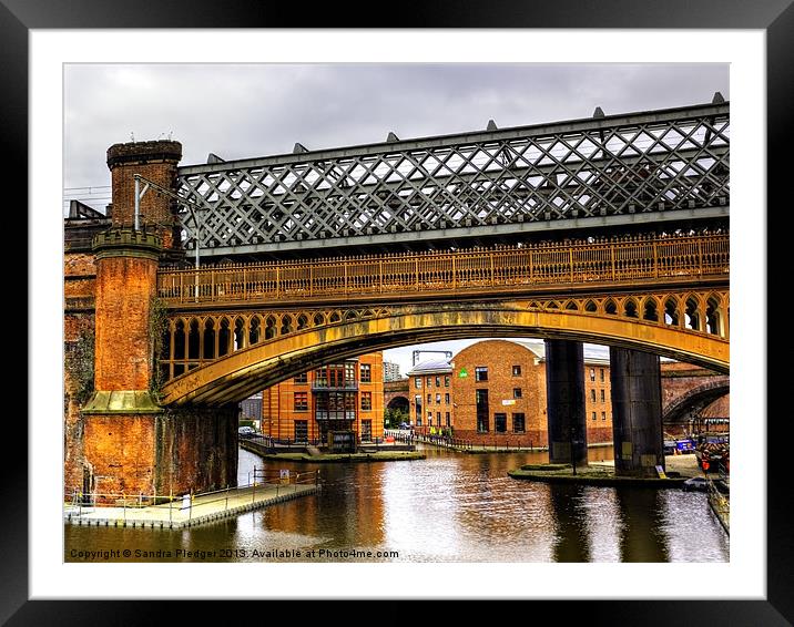 Under the railway arch Framed Mounted Print by Sandra Pledger