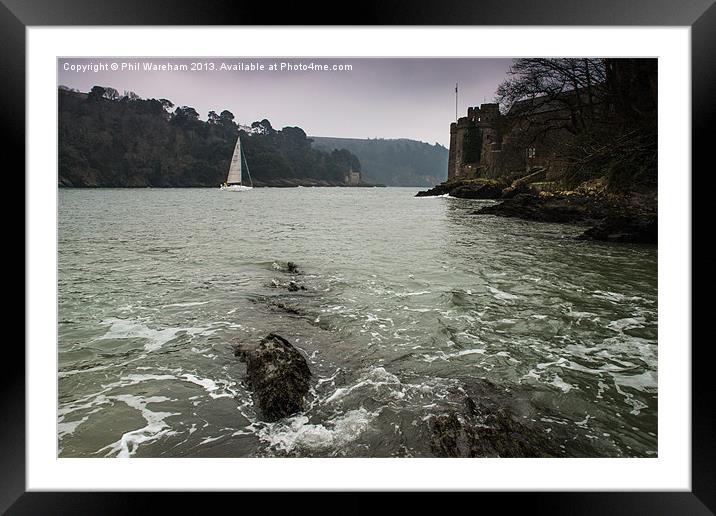 Dart Estuary Framed Mounted Print by Phil Wareham